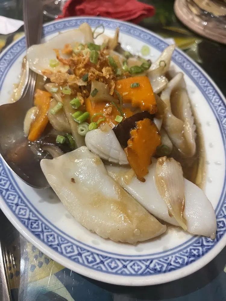 Calamars Champignons Bambous